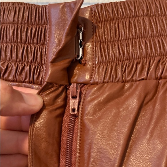 Simonett Women’s Brown Wide Leg Baggy Comma Pants High Rise‎ Medium - Picture 5 of 14